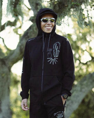 Roark El Morro Zip Fleece 2.0 Hoodie - Black