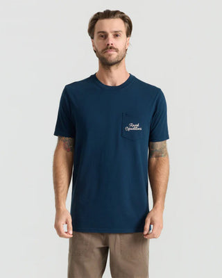 Roark Expeditions Pocket Premium Short Sleeve T-Shirt - Navy