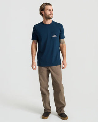 Roark Expeditions Pocket Premium Short Sleeve T-Shirt - Navy