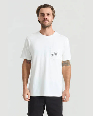 Roark Expeditions Pocket Premium Short Sleeve T-Shirt - Off White