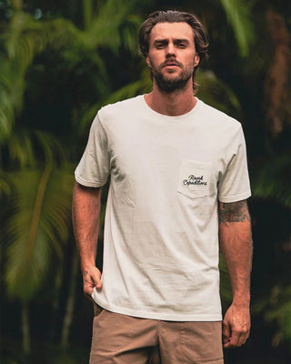 Roark Expeditions Pocket Premium Short Sleeve T-Shirt - Off White