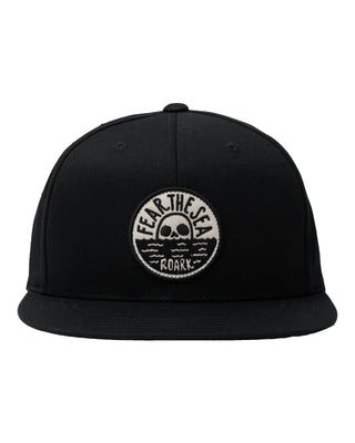 Roark Fear The Sea Snapback Hat - Black