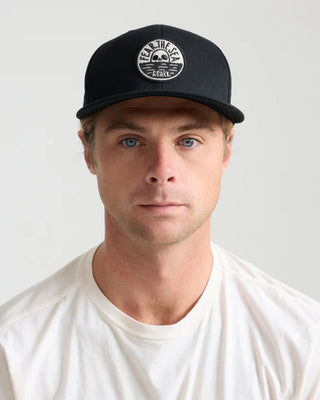 Roark Fear The Sea Snapback Hat - Black