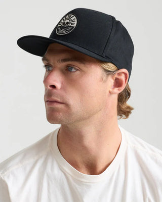 Roark Fear The Sea Snapback Hat - Black