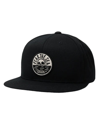 Roark Fear The Sea Snapback Hat - Black