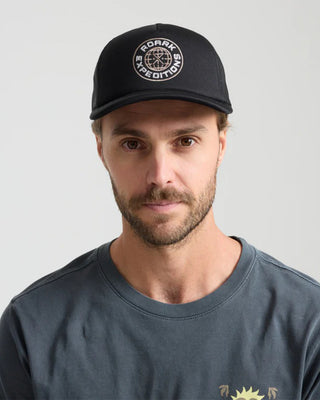 Roark Foam Trucker Global Snapback Hat - Black