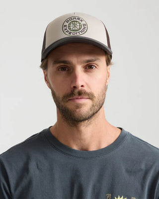 Roark Foam Trucker Global Snapback Hat - Military