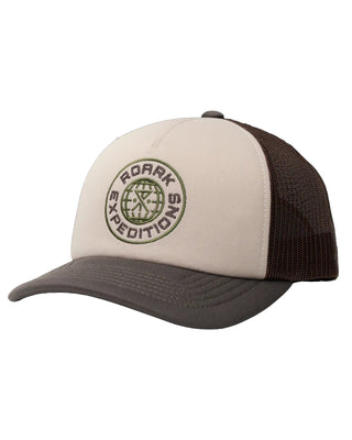 Roark Foam Trucker Global Snapback Hat - Military