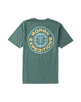 Roark Goin Global Premium Short Sleeve T-Shirt - Slate Green