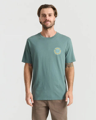 Roark Goin Global Premium Short Sleeve T-Shirt - Slate Green