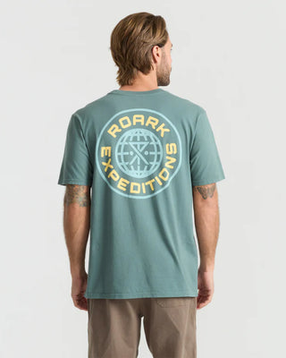 Roark Goin Global Premium Short Sleeve T-Shirt - Slate Green