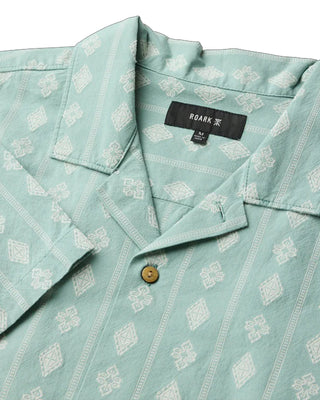 Roark Gonzo Short Sleeve Button Up Shirt - Hazy Blue