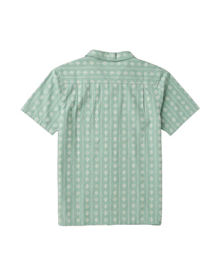 Roark Gonzo Short Sleeve Button Up Shirt - Hazy Blue