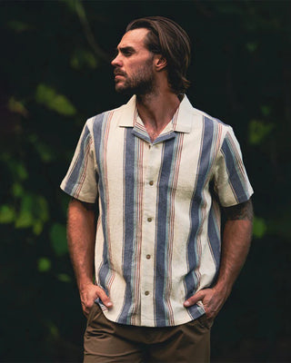 Roark Gonzo Short Sleeve Button Up Shirt - Ivory