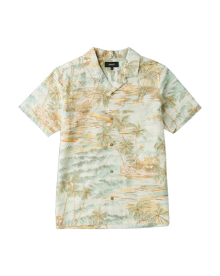 Roark Gonzo Short Sleeve Button Up Shirt - Seafoam
