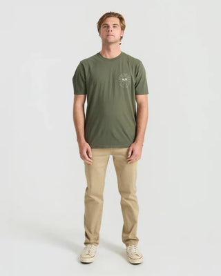 Roark Hwy 128 5-Pkt Broken Twill Denim - Desert Khaki