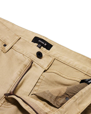 Roark Hwy 128 5-Pkt Broken Twill Denim - Desert Khaki