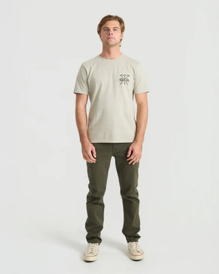 Roark Hwy 128 5-Pkt Broken Twill Denim - Military