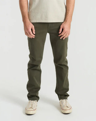 Roark Hwy 128 5-Pkt Broken Twill Denim - Military