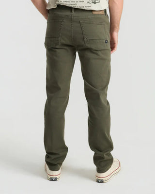 Roark Hwy 128 5-Pkt Broken Twill Denim - Military