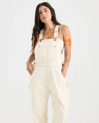 Roark Women's HWY 1 Overall Jumpsuit - Bone
