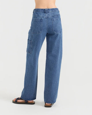 Roark Women's Hwy 1 Denim Pant - Vintage Blue