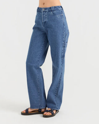 Roark Women's Hwy 1 Denim Pant - Vintage Blue
