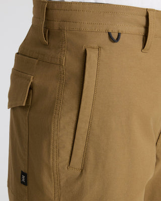 Roark Layover Pro Traveler Short - Dark Khaki