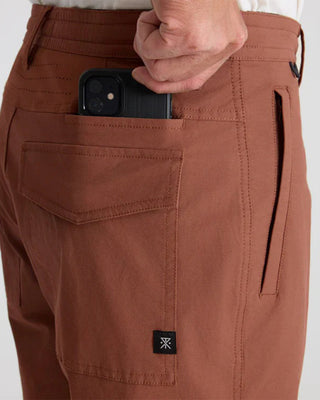 Roark Layover Pro Traveler Short - Red Clay
