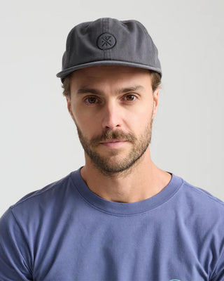 Roark Made To Fade 6 Panel Strapback Hat - Washed Black