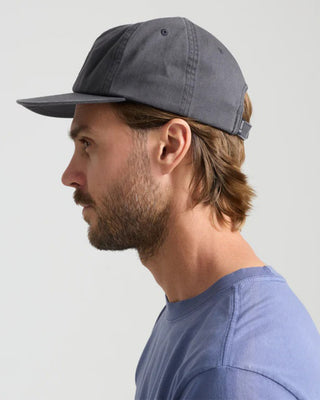 Roark Made To Fade 6 Panel Strapback Hat - Washed Black