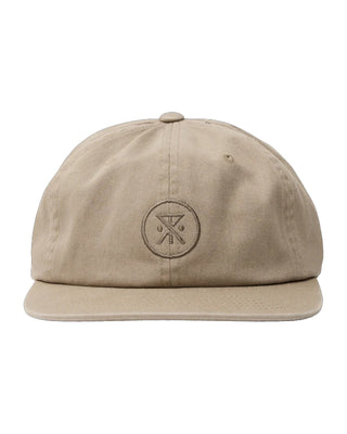 Roark Made To Fade 6 Panel Strapback Hat - Washed Fossil
