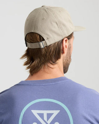 Roark Made To Fade 6 Panel Strapback Hat - Washed Fossil