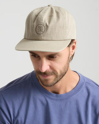Roark Made To Fade 6 Panel Strapback Hat - Washed Fossil