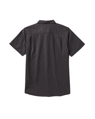 Roark Made To Fade Short Sleeve Button Up Shirt - Washed Charcoal