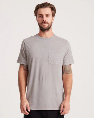 Roark Made To Fade Short Sleeve T-Shirt - Washed Grey