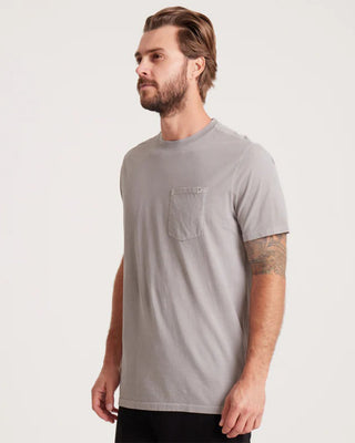 Roark Made To Fade Short Sleeve T-Shirt - Washed Grey