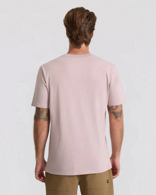 Roark Made To Fade Short Sleeve T-Shirt - Washed Dusty Lilac