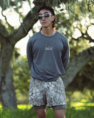 Roark Mathis Active Long Sleeve T-Shirt - Charcoal