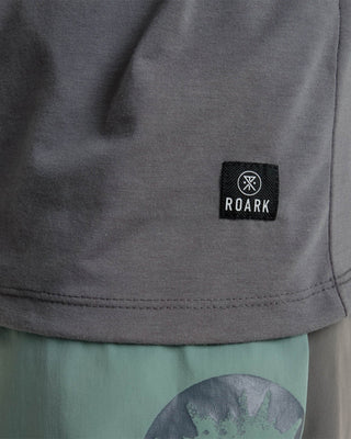 Roark Mathis Active Short Sleeve T-Shirt - Charcoal