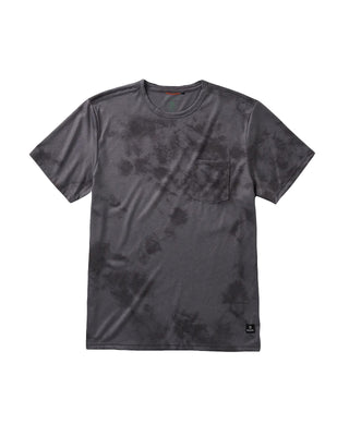 Roark Mathis Active Tie Dye Pocket Short Sleeve T-Shirt - Grey