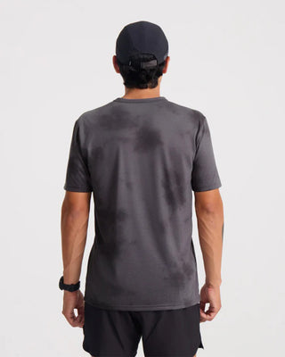 Roark Mathis Active Tie Dye Pocket Short Sleeve T-Shirt - Grey