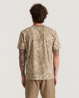 Roark Mathis Active Tie Dye Pocket Short Sleeve T-Shirt - Khaki