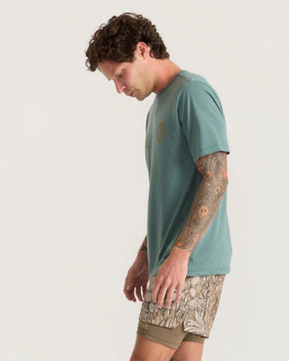 Roark Mathis Active Short Sleeve T-Shirt - Slate Green