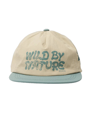 Roark Mathis 5 Panel Strapback Hat - Oatmeal