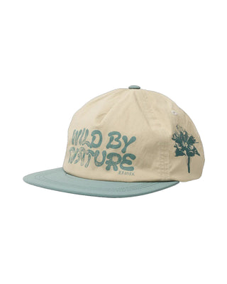 Roark Mathis 5 Panel Strapback Hat - Oatmeal
