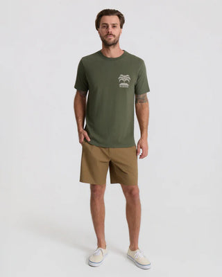 Roark Moto Palm Premium Short Sleeve T-Shirt - Military