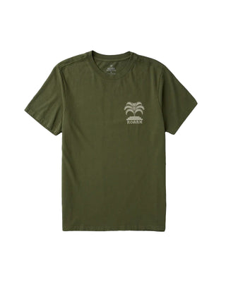 Roark Moto Palm Premium Short Sleeve T-Shirt - Military