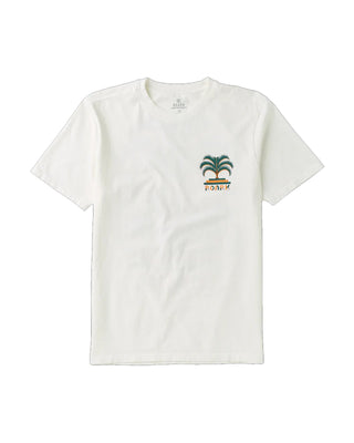 Roark Moto Palm Premium Short Sleeve T-Shirt - Off White