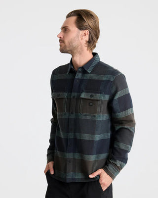 Roark Nordsman Long Sleeve Flannel - Deep Navy